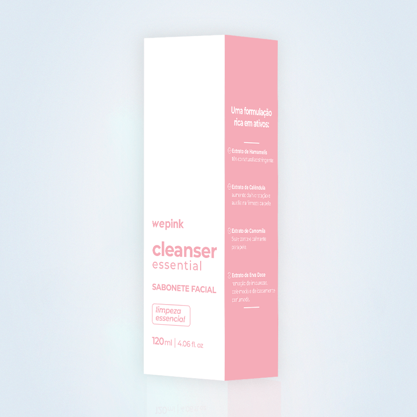 Cleanser Essential Sabonete Facial 120ml - Wepink