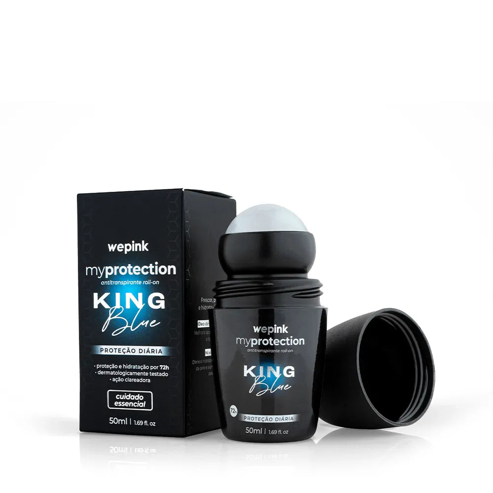 Desodorante Antitranspirante Roll-on King Blue 50ml- Wepink