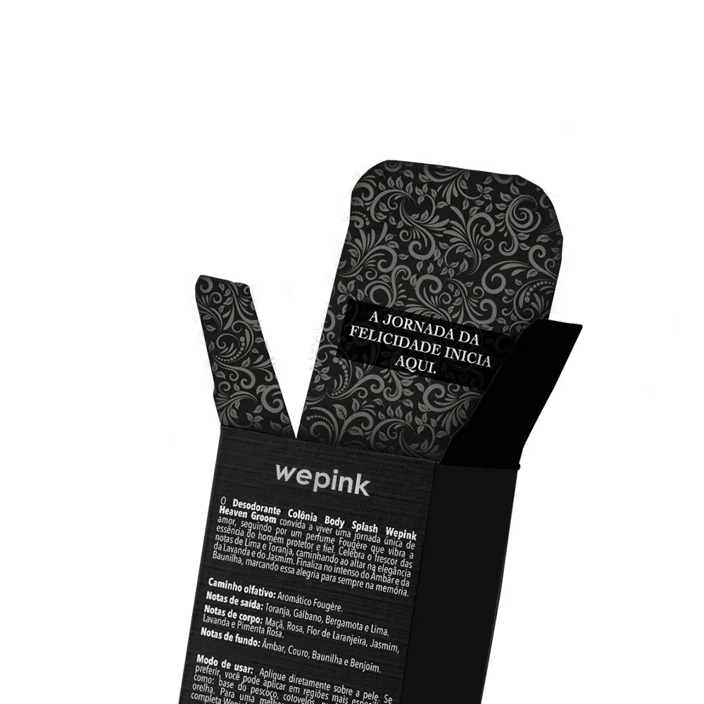 Body Splash Heaven Groom Desodorante Colônia 200ml - Wepink