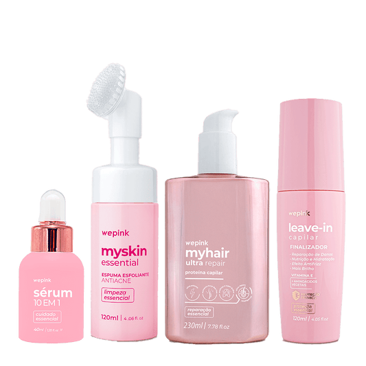 Kit Sérum 10 em 1+ Myskin + Leave-in + Proteína Capilar - Wepink
